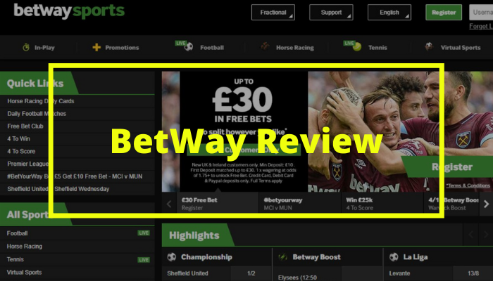 betway review